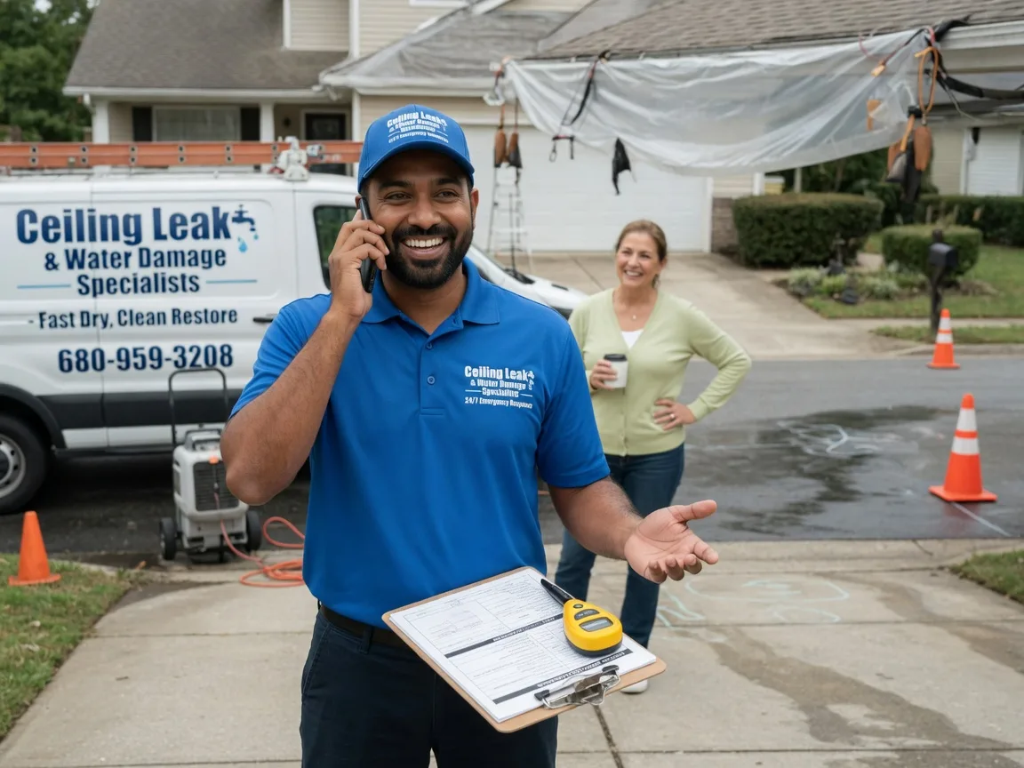 Ceiling Leak Cleanup Ebervale, PA FAQs